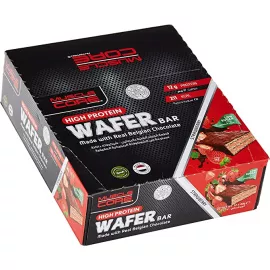 Muscle Core High Protein Wafer Bar Strawbery 40g x 12's