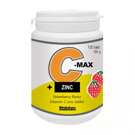 Vitabalans C-Max Zinc Supplement Tablets 120's
