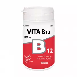  أقراص Vita B12 بتركيز 1000 مايكروجرام من فيتابلانس 100's