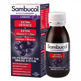 Sambucol Extra Defence Black Elderberry Syrup 120 ml