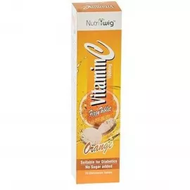 Nutriwig Vitamin C Orange Flavour 1000 Mg x 20 Effervescent Tablets