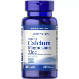 مستحلب الكالسيوم الماغنيسيوم الزنك لتعزيز المناعة ودعم صحة العظام من بوريتانز برايد 250 