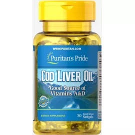 Puritan's Pride Cod Liver Oil 415 mg Softgels 30's