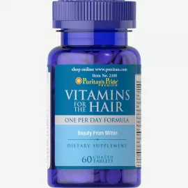 Puritan's Pride Vitamins for The Hair Coated Tablets 60's