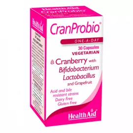 HealthAid Cranprobio (Cranberry Probiotic 5 Billion) 30 Capsules