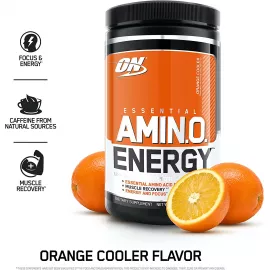 Optimum Nutrition Amino Energy Orange Cooler 30 Servings 9.5 oz (270 g)