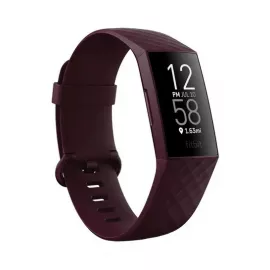 Fitbit Charge 4 Advanced NFC With Gps Swim Tracking Rosewood Color Fitness Tracker
