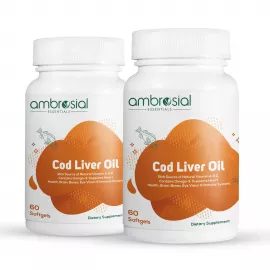 Ambrosial Cod Liver Oil Capsule 300 mg Softgels 60's