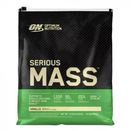 Optimum Nutrition Serious Mass Weight Gainer 12 lbs Vanilla