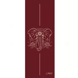 Neat By Nicky Travel Elephant Maroon Yoga Mat