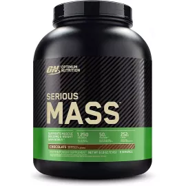 Optimum Nutrition Serious Mass Weight Gainer Chocolate 6 lbs (2.72 Kg)