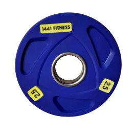 1441 Fitness Tri Grip Color PU Olympic Plates 2.5 kg