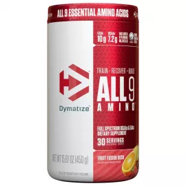 Dymatize All9 Amino, 7.2g of BCAAs, Fruit Fusion, 30 Servings