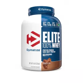 Dymatize, Elite 100% Whey Protein Powder, Chocolate Fudge, 5 lb (2.3 kg)