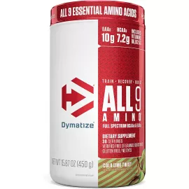Dymatize All9 Amino, 7.2g of BCAAs, Cola Lime Twist, 30 Servings