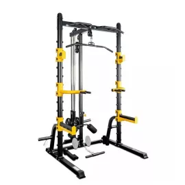 1441 Fitness Heavy Duty Multi Squat Rack with Lat Attachment