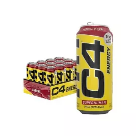 Cellucor C4 Energy Carbonated Zero Sugar Midnight Cherry 473 ml (12 Pack)