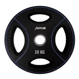 Apus Premium Olympic Rubber Weight Plates - 20 Kg