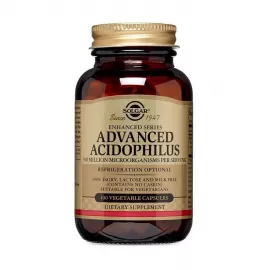 Solgar Advaned Acidophilus Non Dairy Vegetable Capsules 100's