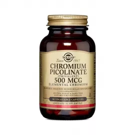 Solgar Chromium Picolinate 500 MCG Vegetable Capsule 60's