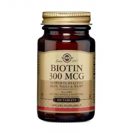 Solgar Biotin 300 MCG Tablets 100's