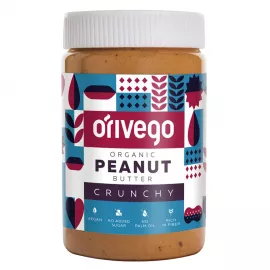 Orivego Crunchy Organic Peanut Butter 450 gm