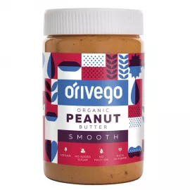 Orivego Smooth Organic Peanut Butter 450 gm