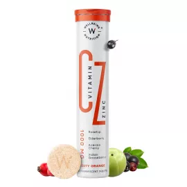 Wellbeing Nutrition Organic Vitamin C + Zinc Tablets 16's