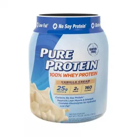 Pure Protein 100% Whey Powder 1.75lb Vanilla Cream