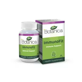 Dabur Botanica ImmunoFit Veg. Capsules | 12 Ingredients | Boosts Immunity | Turmeric | Vitamin C | Ginger | Ginseng | Herbal | Antioxidant | 60s