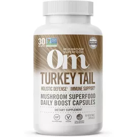 Om Turkey Tail Mushroom Superfood 90 Vegetable Caps