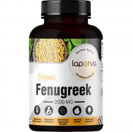 Laperva Organic Fenugreek 2000 mg Veggie Capsules 60