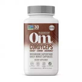 Om Cordyceps Mushroom Superfood 90 Vegetable capsules