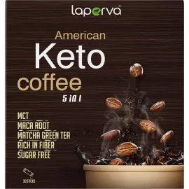 قهوة الكيتو الأمريكية 5 في 1 من لابيرفا - 30 عود
