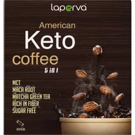 Laperva American Keto 5 in 1 Coffee 30 Sticks