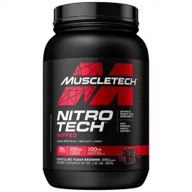 Muscletech Nitro Tech Ripped Chocolate Fudge Brownie 2 Lb (907 g)