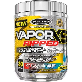 MuscleTech Vapor X5 Ripped Icy Rocket Freeze 30 Serving