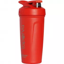 Laperva Blender Bottle Stainless Steel Shaker Red