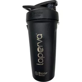 Laperva Blender Bottle Stainless Steel Shaker Black