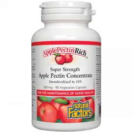 Natural Factors Apple Pectin Rich 500mg 90 Capsules