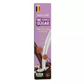 Laperva No Added Sugar Chocolate Bar Milk Chocolate With Praline 1 Bar 35g