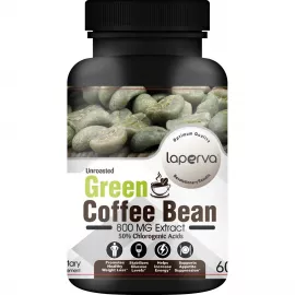 Laperva Green Coffee Bean 800 mg Extract 60 Veggie Capsules