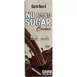 Optitect No Added Sugar Cookies, Milk Chocolate, 1 Bar