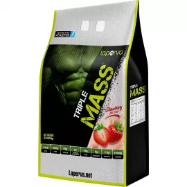Laperva Triple Mass Gainer Strawberry Milkshake, 13.2 Lb
