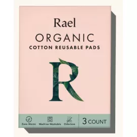 Rael Organic Cotton Reusable Pads