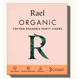 Rael Organic Cotton Reusable Panty Liners