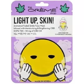 The Crème Shop Light Up Skin Animated Face Smile Face Mask
