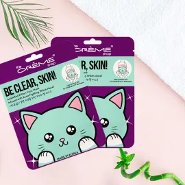 The Crème Shop Be Clear Skin Animated Kitten Face Mask