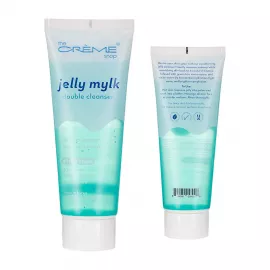 The Crème Shop Jelly Mylk Double Cleanser | Green Tea + White Water Lily + Rice