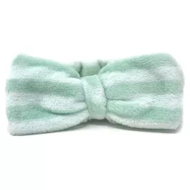 The Crème Shop Mint Green Striped Teddy Headyband™ | Cruelty-Free & Vegan